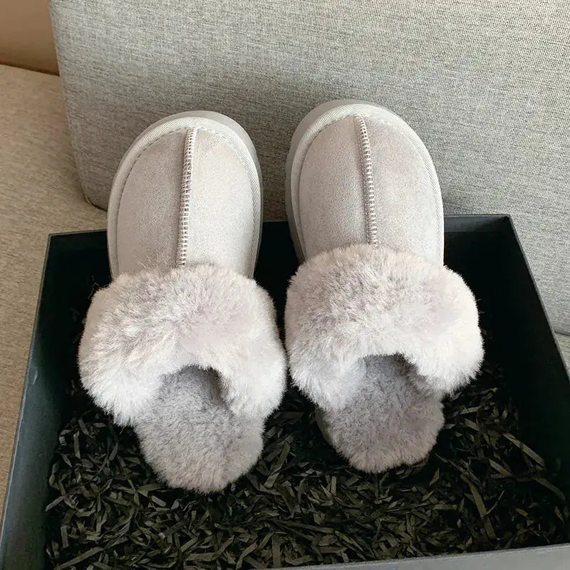 Fur Slippers Women